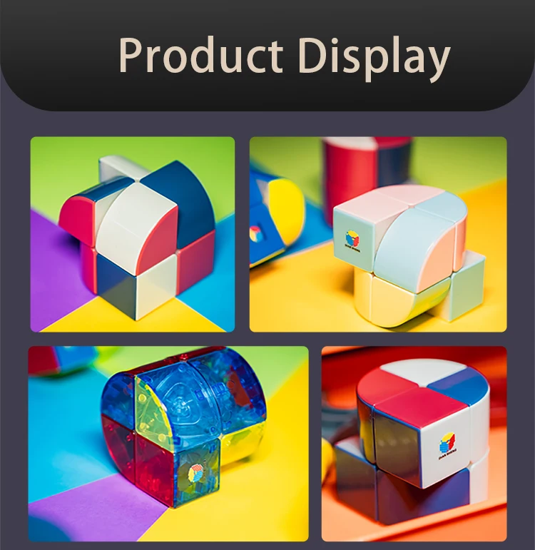 Diansheng Penrose 2x2 مكعب يتوهم شكل لغز شكل غريب لغز ستيكيرليس مكعب لغز اللعب #1