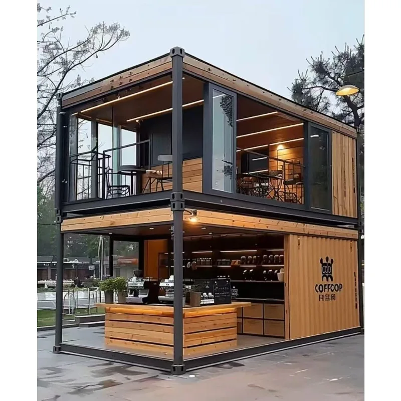 Expandable Container House Portable Mobile Home Coffee Store Garden Rooms Parent Child Leisure Venue Homestay Vacation Home