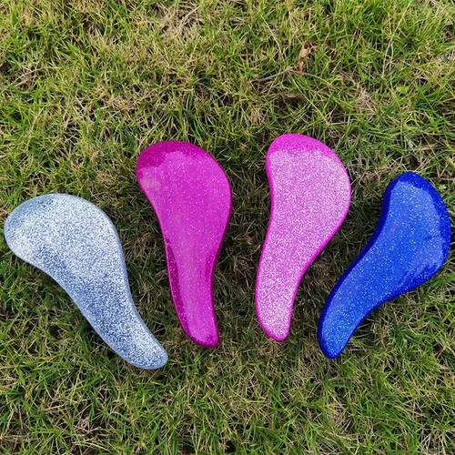 Imagen 2 del producto Cepillo desenredante clásico para mujeres y hombres, cepillo desenredante para cabello natural húmedo o seco, especial para peluca de cabello real, multicolor