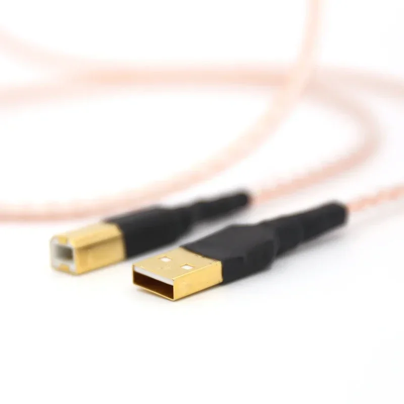 USB A-B 도금 금 연결 USB 오디오 디지털 케이블이 포함된 one Piesce USB 상호 연결 케이블