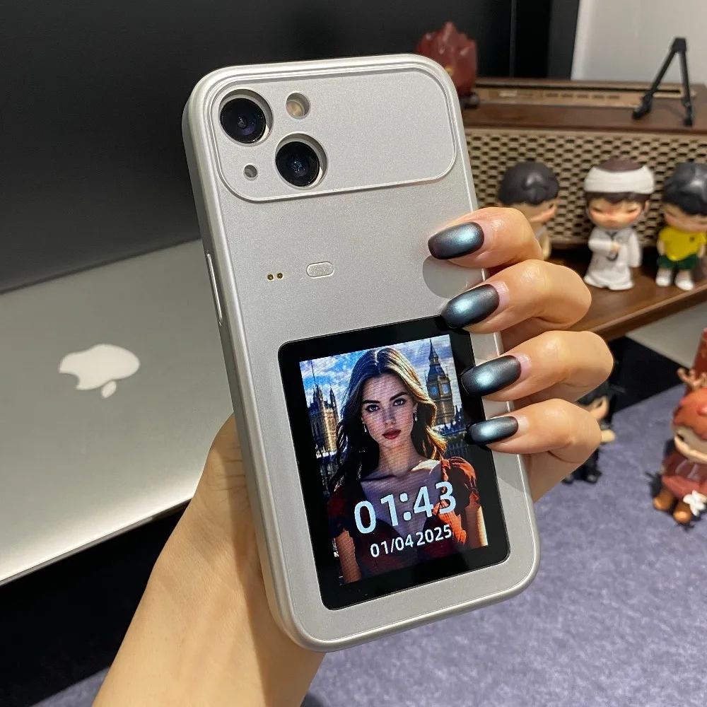 Geeignet für iPhone 17 Pro Max Farbbildschirm Multifunktionale KI-Hülle 3,0-Zoll-Display 17 Pro/16 RO/15 Pro/14/13 Schutzhülle