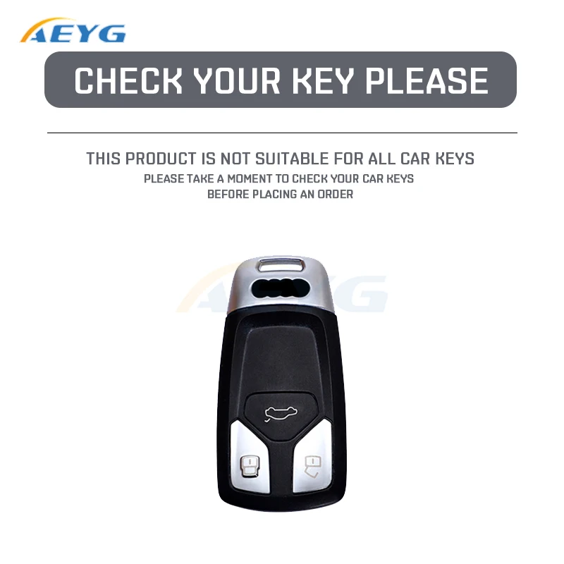 TPU Car Remote Key Case Cover Shell Fob For Audi A4 Allroad B9 Q5 Q7 TT TTS Keyless 2016 2017 Key Chain Accessories