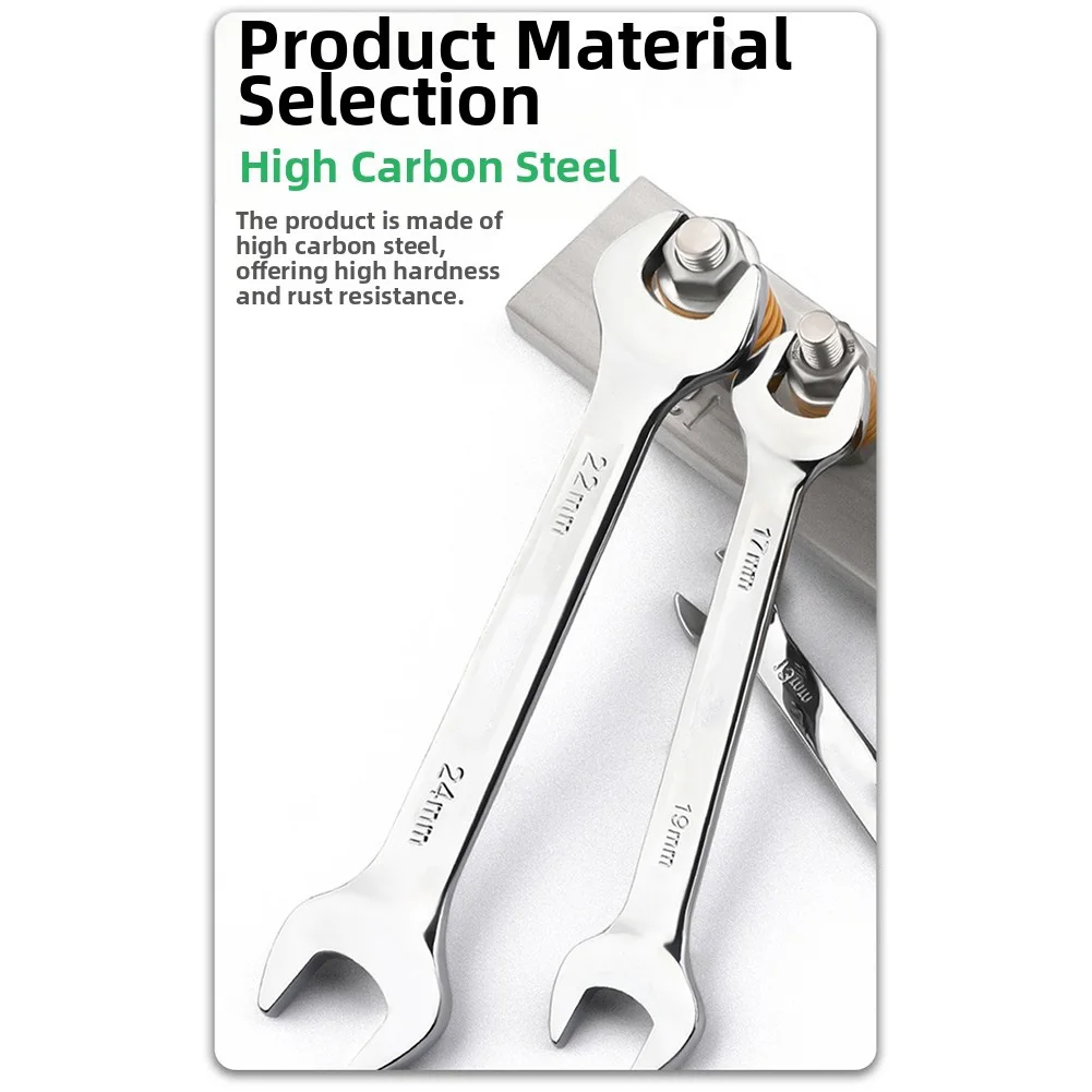 

Набор двусторонних рожковых ключей, ультратонкий плоский ключ, многофункциональные рожковые ключи, ручные инструменты для инструмента для ремонта автомобилей