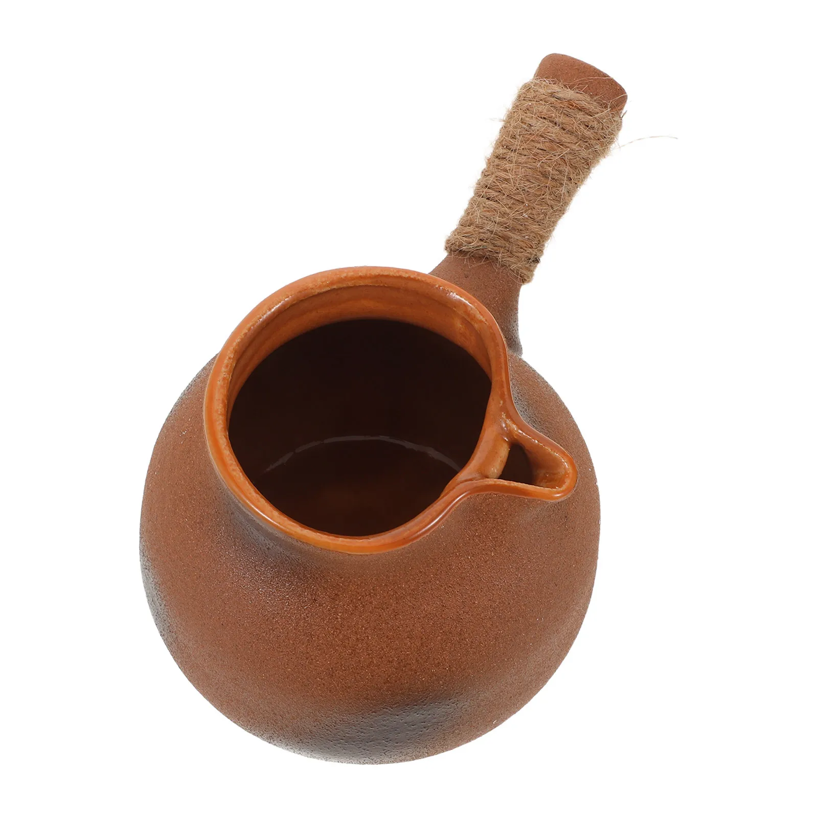 

800Ml Outdoor Cooking Kettle Sturdy Clay Tea Pot for Camping Travel Fast Boiling Soup Portable Heat Resistant