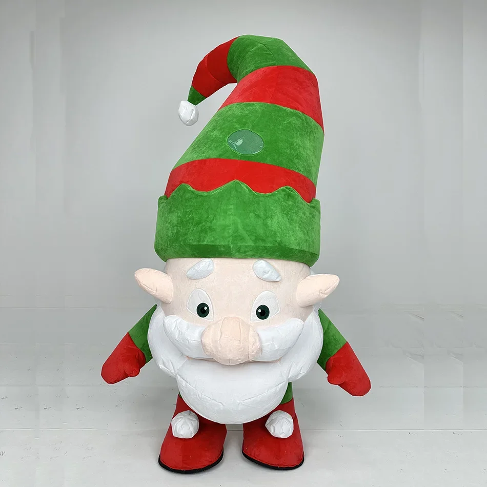 

Inflatable Christmas Dwarf Mascot Costume Party Event Adult Role Play Halloween Inflatable Costume No Battery