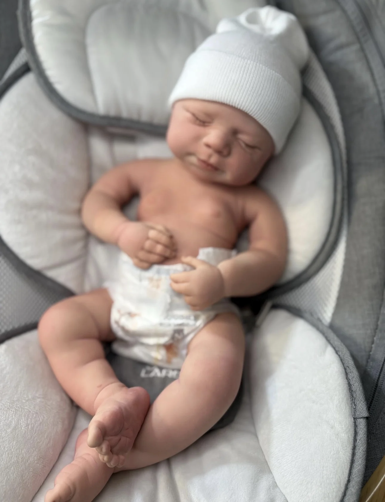 45CM Girl Pascale Bebe Open Mouth Handmade Full Body Soft Solid Silicone Reborn Baby Doll Reborn Corpo De Silicone