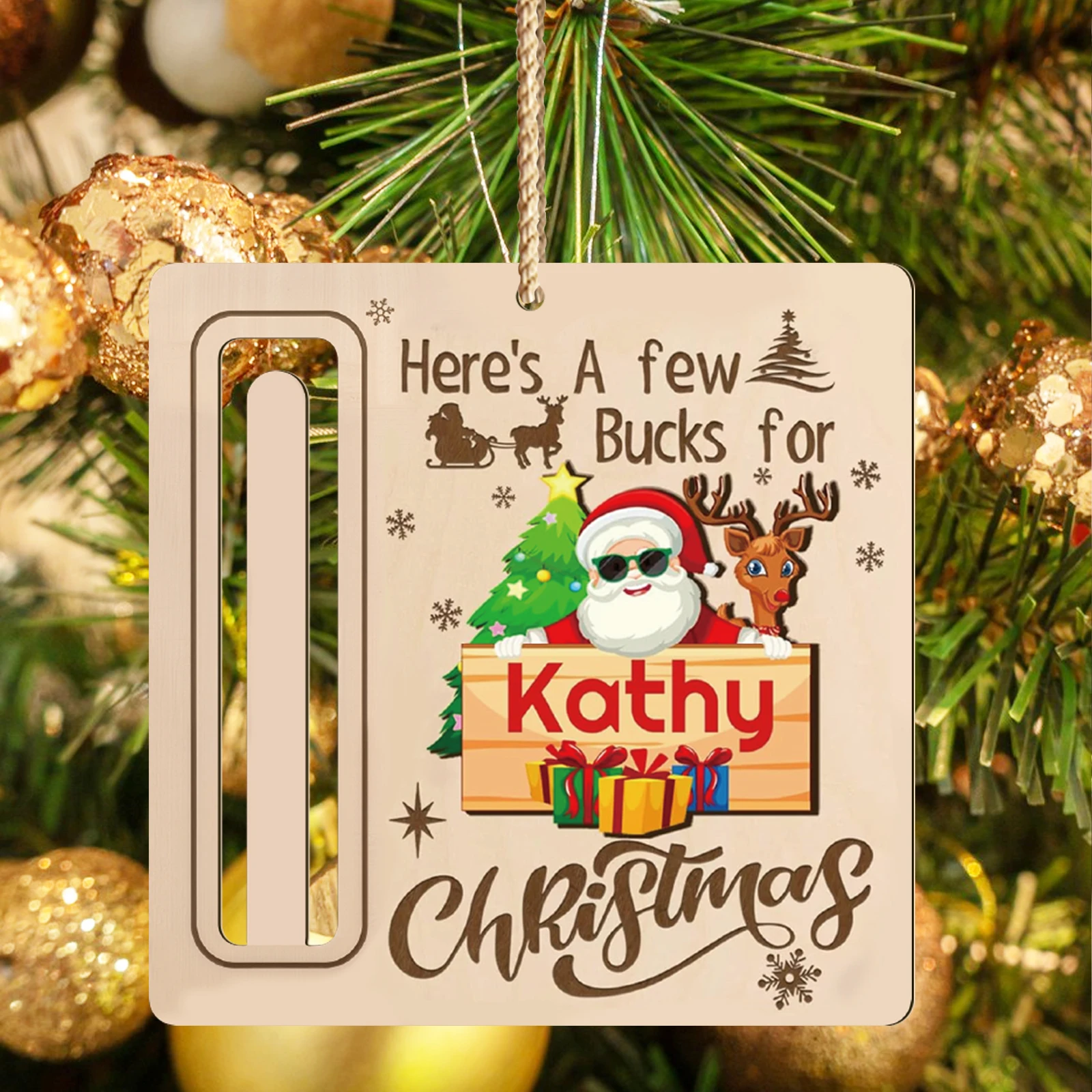 Personalized Christmas Gift Tag Set - Custom Warm Holiday Wishes for Friends and Family, Adding Festive Atmosphere