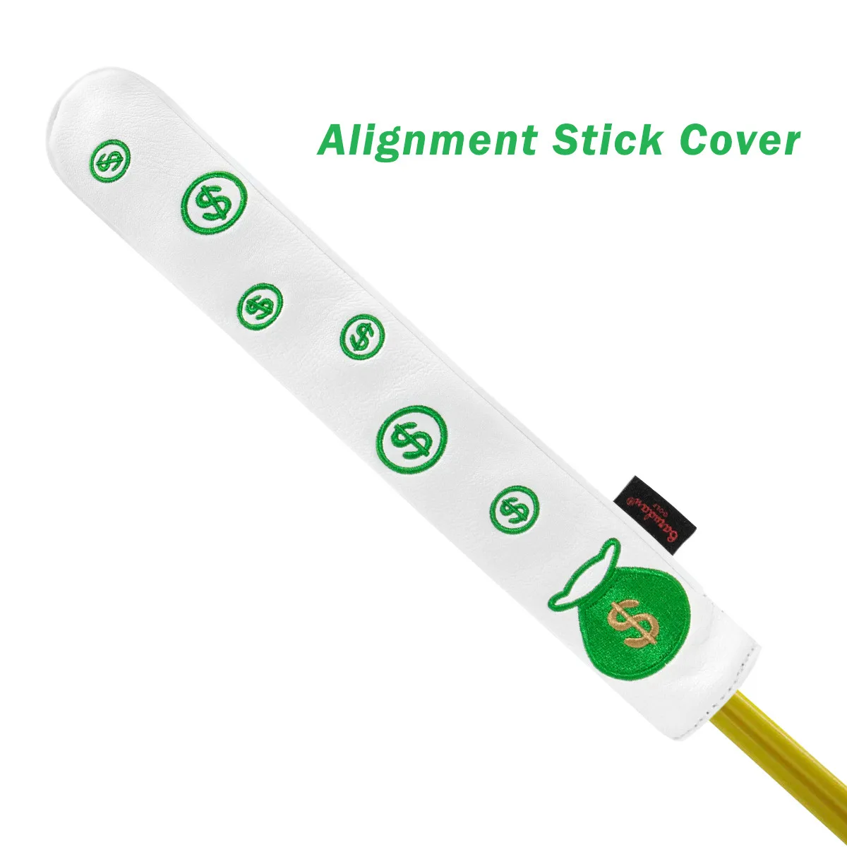 

Golf Club Protector Holds 2 Sticks Golf Alignment Stick Cover Leather Perfect Cover for Alignment Sticks Alignment Sticks Holder