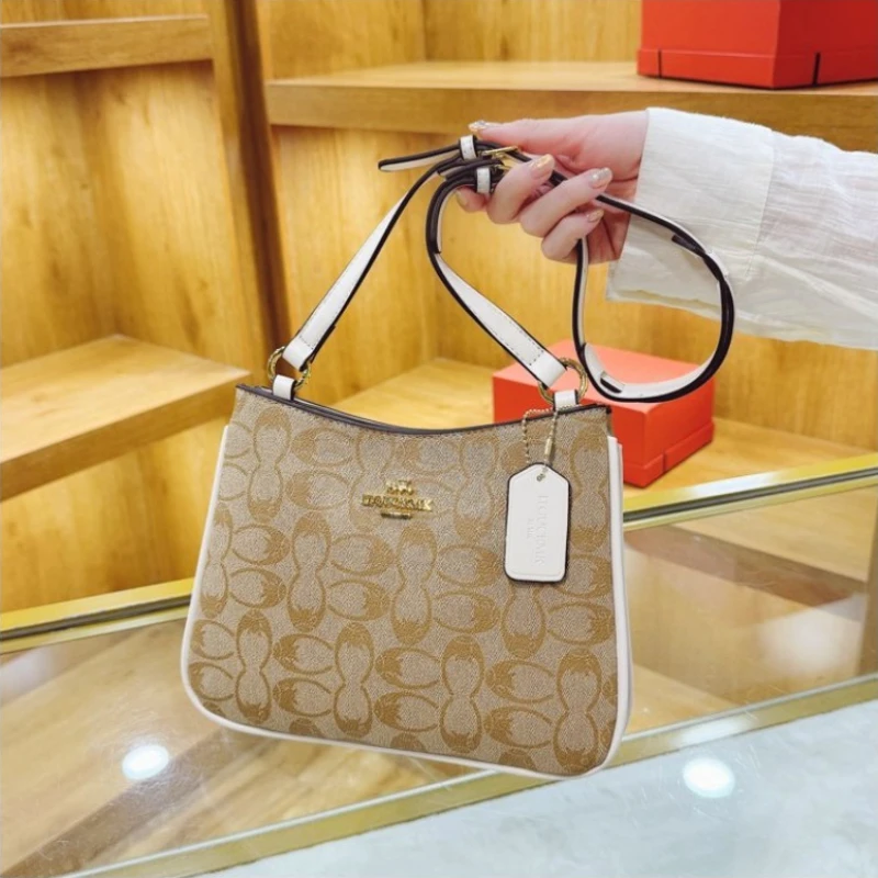 

Модная элегантная нишевая сумка через плечо в стиле ретро, идеально подходящая для повседневных покупок, поездок на выходные, для путешествий на открытом воздухе