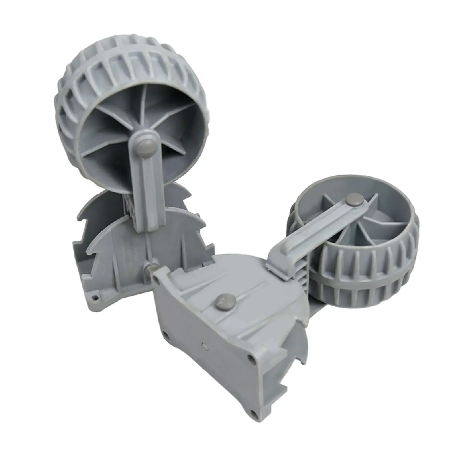 Inflatable Boat Launching Wheels 3 Positions Locking Pair Dinghy Boat Wheels