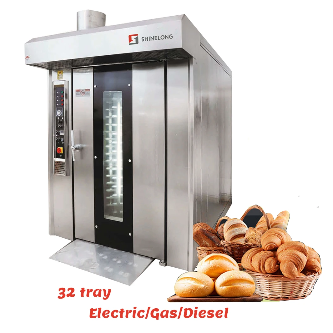 

Industrial Big Bakery Rotary Oven 32 Tray Electrical/Gas Commercial Limited Time Discount Industrial Grade Durable