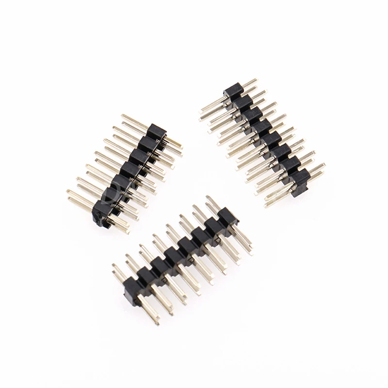 2MM double row pin 2.0mm pitch straight plug pin header 2*2P/3/4/5/6/7/8/10/20/40P copper pin