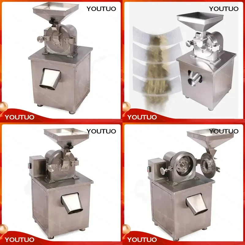 Large Capacity Corn Mill Grinder Commercial Spice Flour Grinder Coffee Grinding Machine for Sale