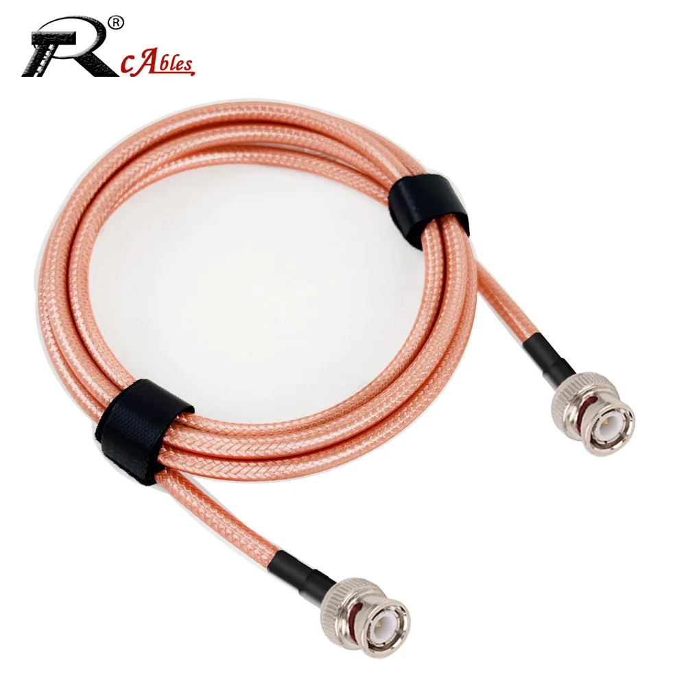 RF Coaxial RG400 Cable BNC Male Plug to BNC Male Straight 90Degree Low Loss 50-3 50 Ohm RF Coaxial Cable Jumper Adapter