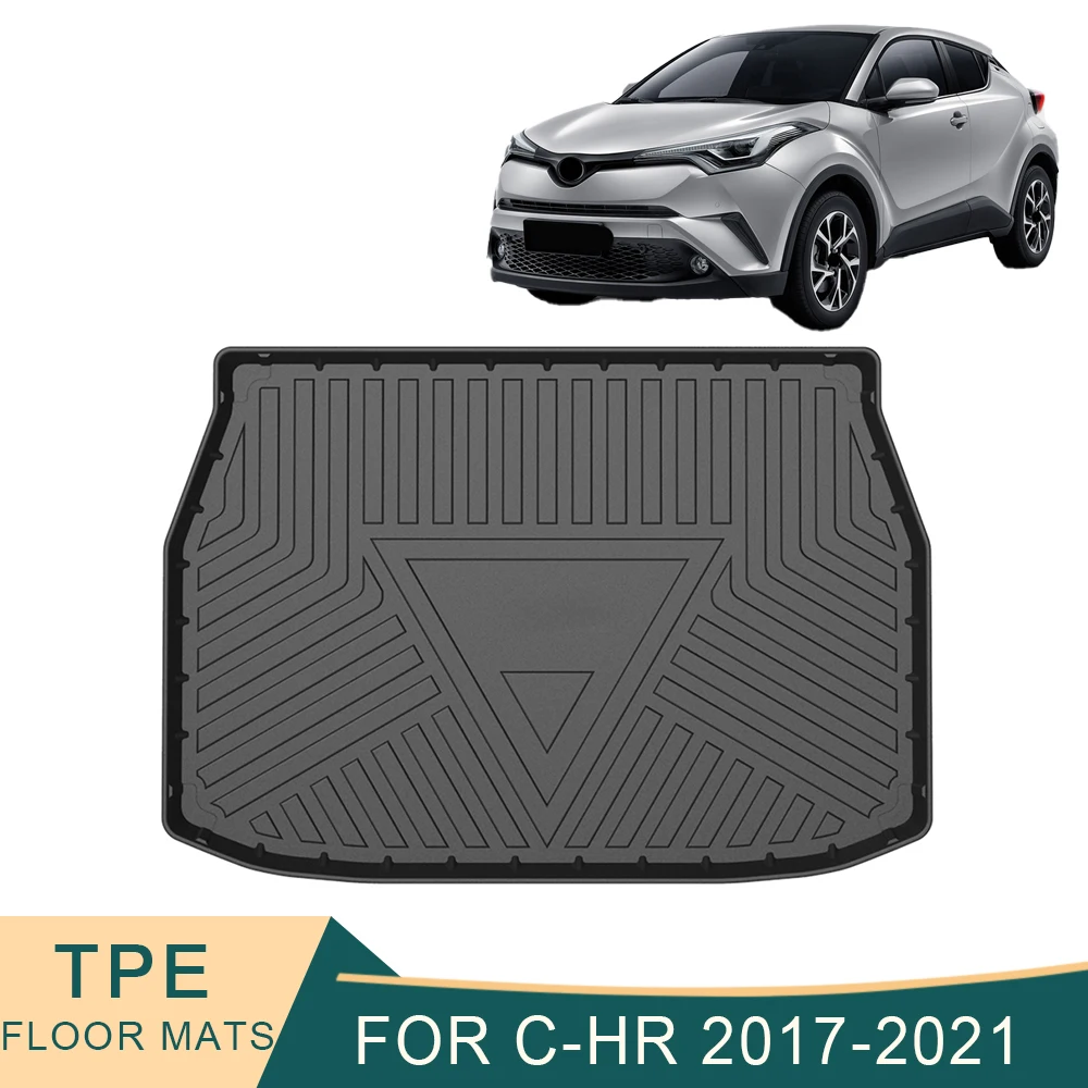 

For Toyota C-HR AX10 2017-2023 CHR Car Cargo Liner All-Weather TPE Non-slip Trunk Mats Waterproof Boot Tray Carpet Accessories