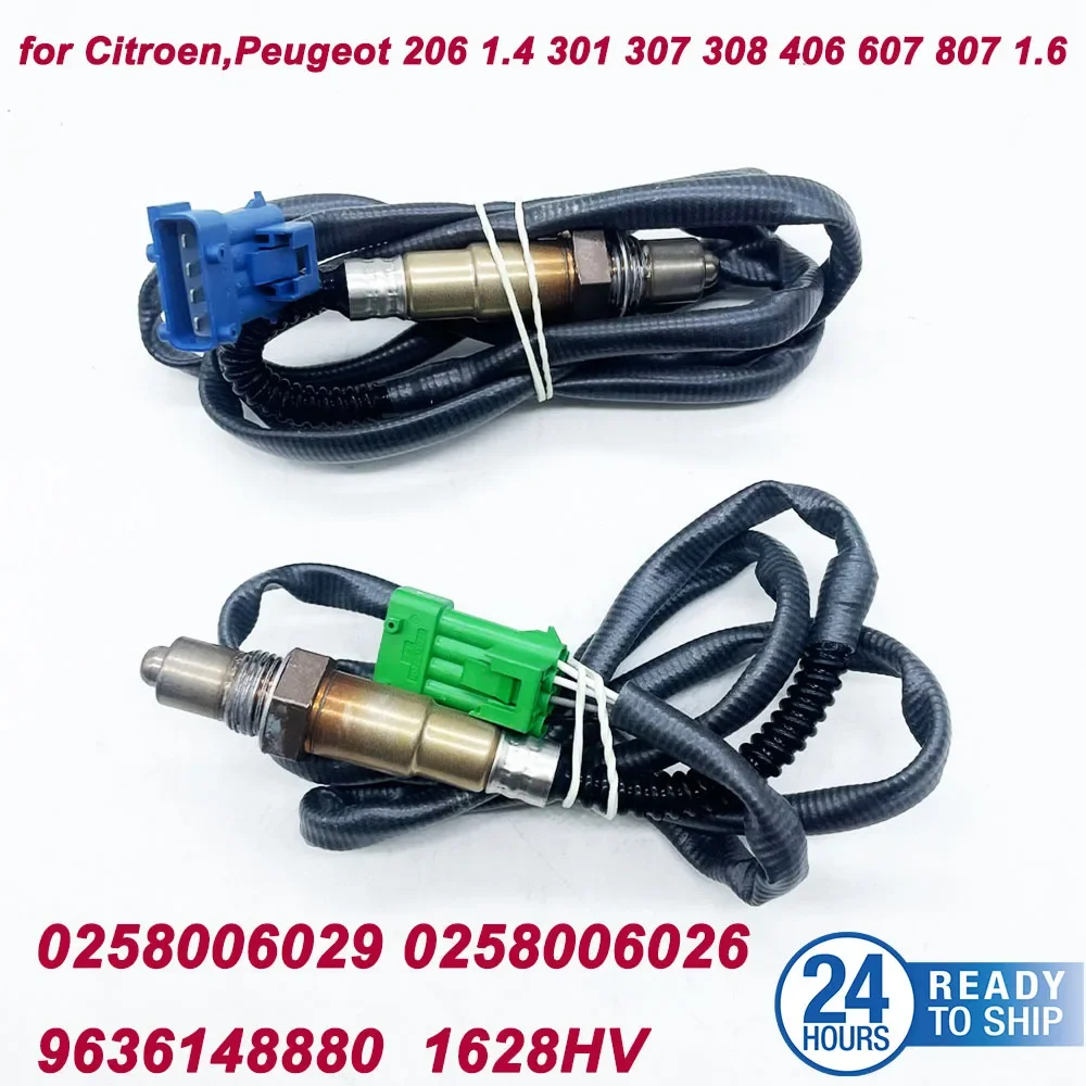 0258006029 0258006026 9636148880 1628HV Lambda O2 Oxygen Sensor    206 301 307 308 406 607 807 1.6 VTi 1.8 2.0