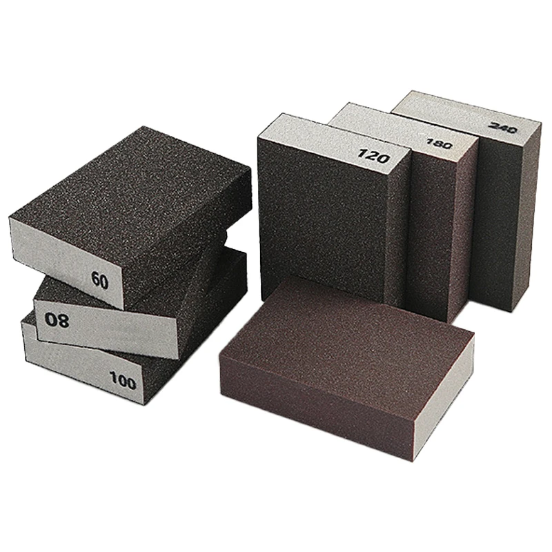 

120-1000 Grit Sanding Sponge Sand Block Grind Brick For Walls Wood Metal Rust Remova Polishing Repair Decontamination Sandpaper
