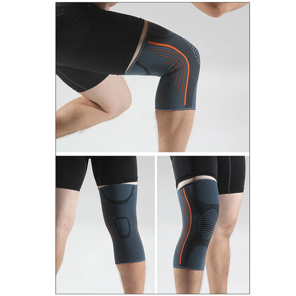 1Pcs Breathable Knee Support Sleeve Ergonomic Design Lightweight Elastic Compression for Sports Running Dancing