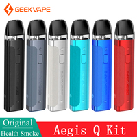 Clearance！Original GeekVape AQ Aegis Q Kit 20W Built-in 1000mAh Battery 2ml Q Cartridge Electronic Cigarette MTL DTL Vaporizer