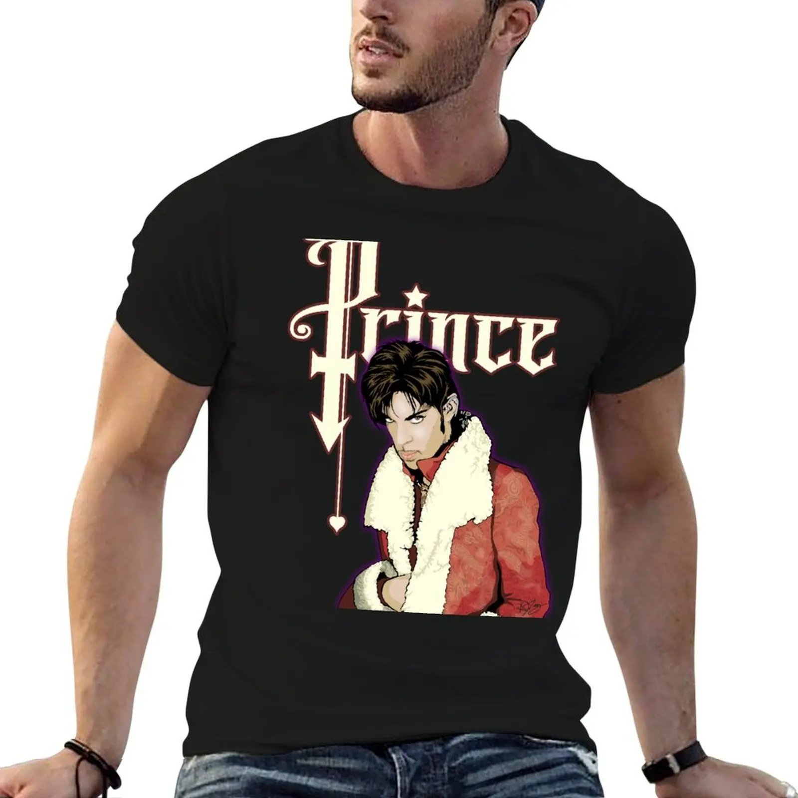 

PRINCEMAS2 T-Shirt t shirts for man pack cotton men t shirt cotton 100% cotton t shirt pack T-shirt