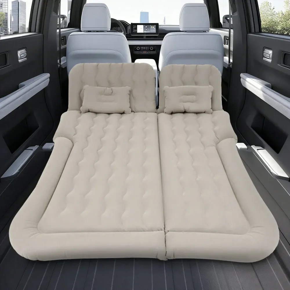 

Inflatable Bed Mattress Car Bed Truck Air Mattress Back Seat Sleeping Beds Quick Inflation Travel Bed With Air Pump Comfortable