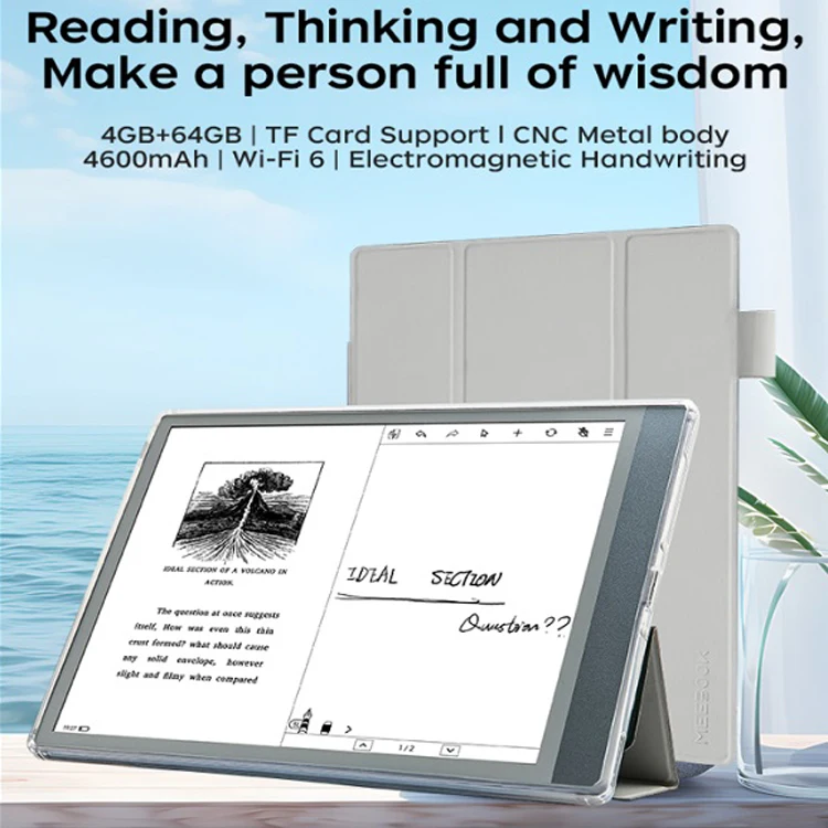 2024 New Model Tablet With Googleplay 4+64G Digital E - Ink Paperwhite Reader With Stylus Tablet E Paper Display Meebook M103