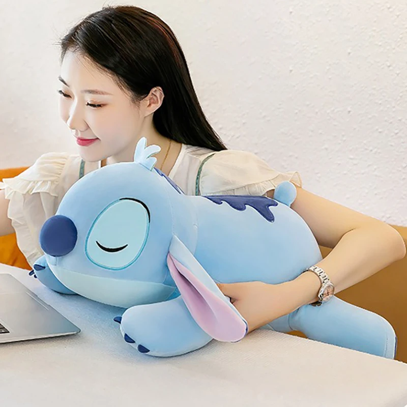 Poupées en peluche Disney CAN o and Stitch pour enfants, jouets en peluche de style anime, oreiller en peluche, cadeaux de Noël, 60 cm, 80cm