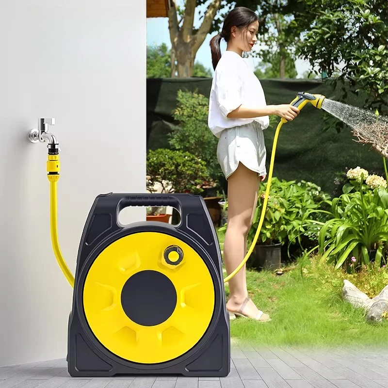 Retractable Hose Reel Wall Mount Urban Garden Buddhist Agriculture Automatic Watering Plants Car Accessories Drip Irrigation