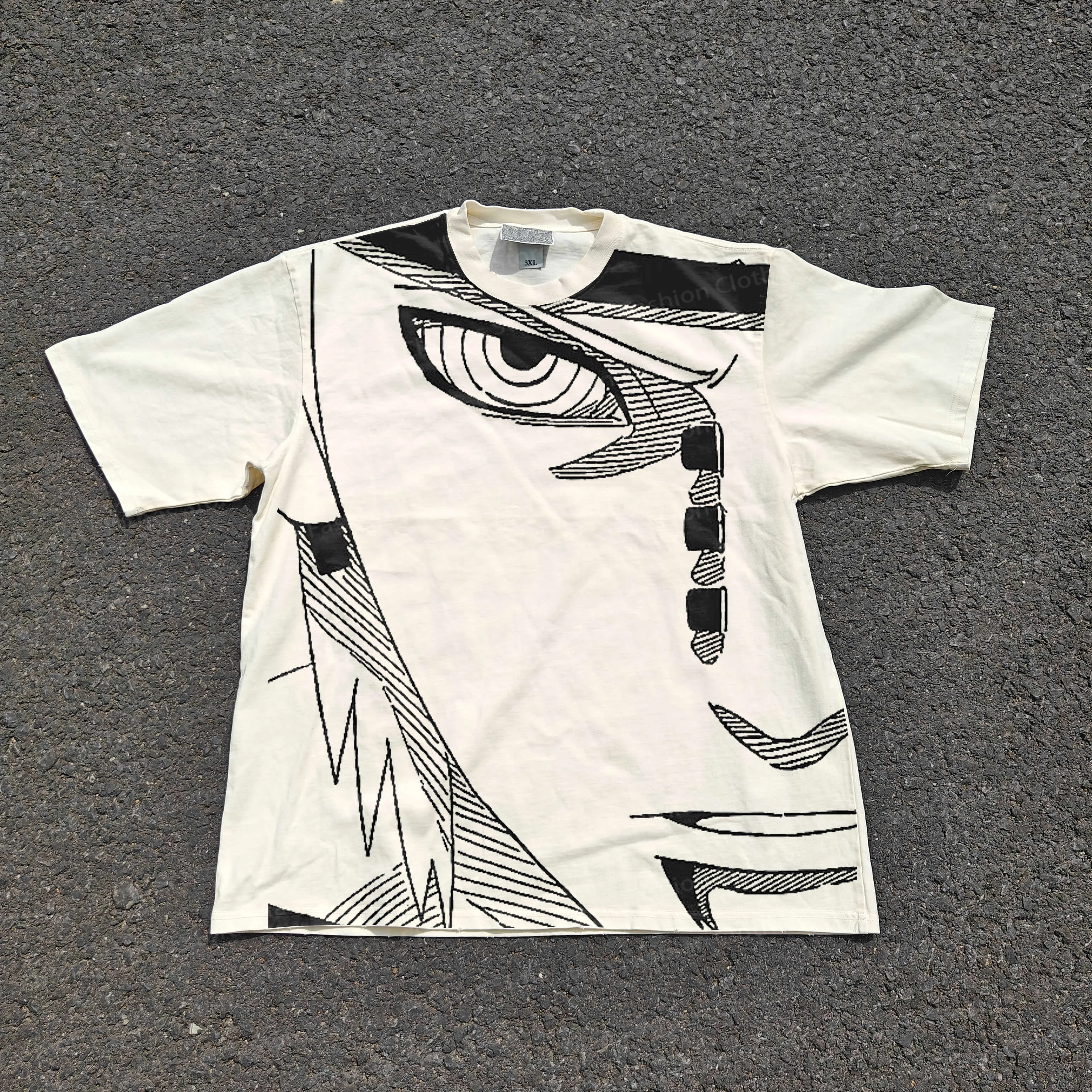 Nueva camiseta con estampado de dibujos animados de Anime japonés Naruto Pain, camisetas informales de manga corta con cuello redondo a la moda para hombres y mujeres, camiseta para niños