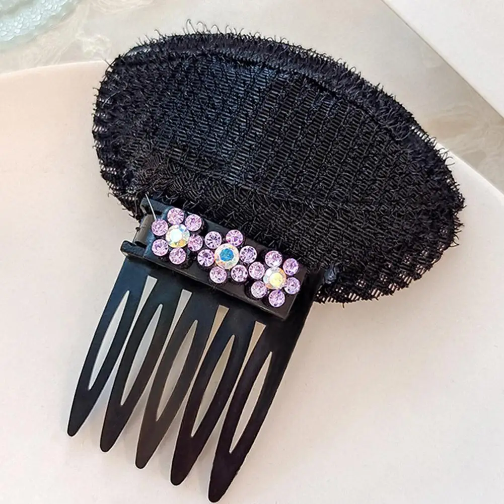 Almofada de cabelo Invisible Fluffy, Almofada de cabeça de esponja, Front Line, Volume Base Puff