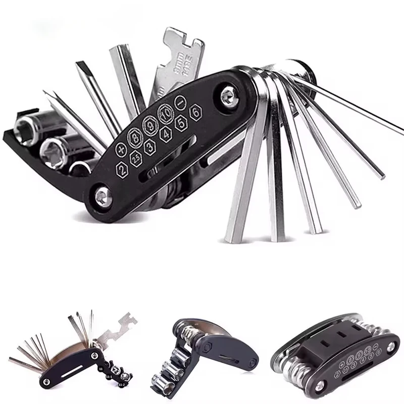 

Portable hand tools screwdriver sets Multifunctional tools Bike Repair Tools Kit wrench set Outdoor & Home Use Accessories