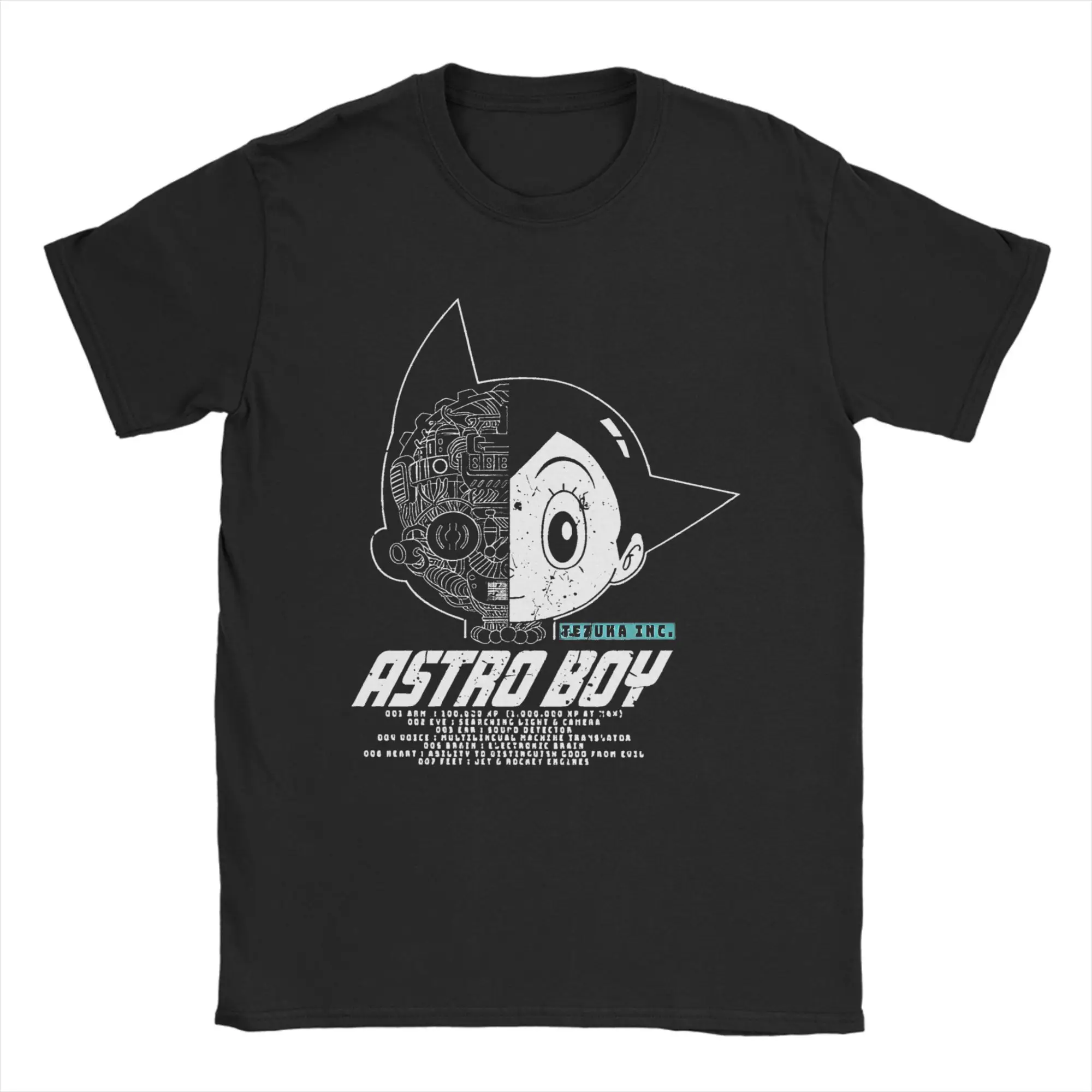 ASTRO BOY Mighty Atom Mecha Tech T-Shirts Männer Frauen Astroboy 100 % Baumwolle T-Shirt Rundkragen Kurzarm T-Shirts