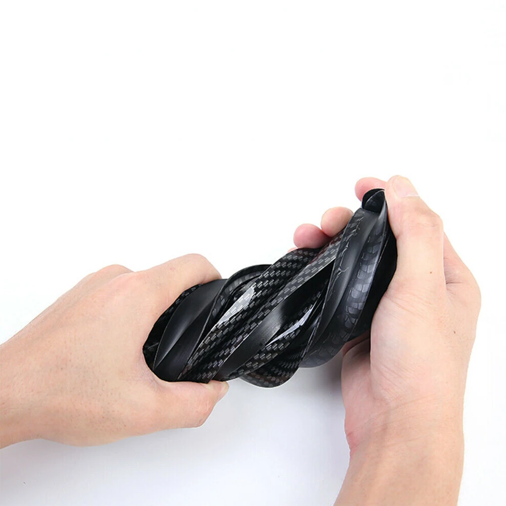 Universale 1.6M In Fibra di Carbonio Cruscotto Auto Gap Filling Striscia di Tenuta In Gomma Auto Strisce di Tenuta Styling Adesivi Accessori Auto