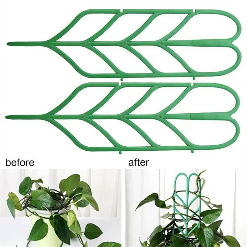 

2/4Pcs DIY Plant Support Frame Artificial Mini Climbing Trellis Flower Stand Trellis Support Garden Tool 35.5x10cm