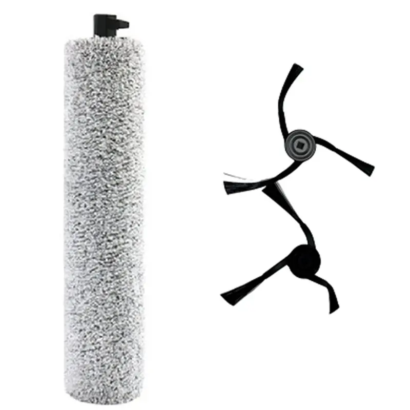 WHYY-For U300/U300 Max Robot Vacuum Cleaner Replacement Parts- Side Brush& Main Brush For Uwant Models