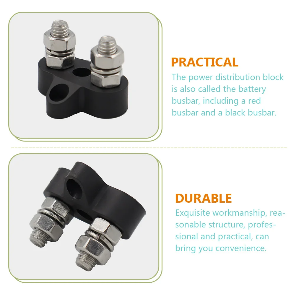 

Terminal Strips Block Distribution Bus Bar Power Junction Post Copper Terminal Boating Block Electrical Car Electronics