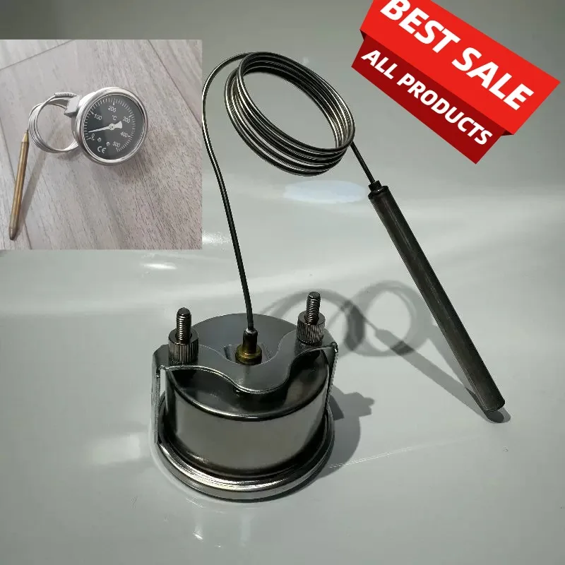 EP4 pizza oven electric oven temperature surface package oven pointer thermometer 500°C stainless steel disc thermometer
