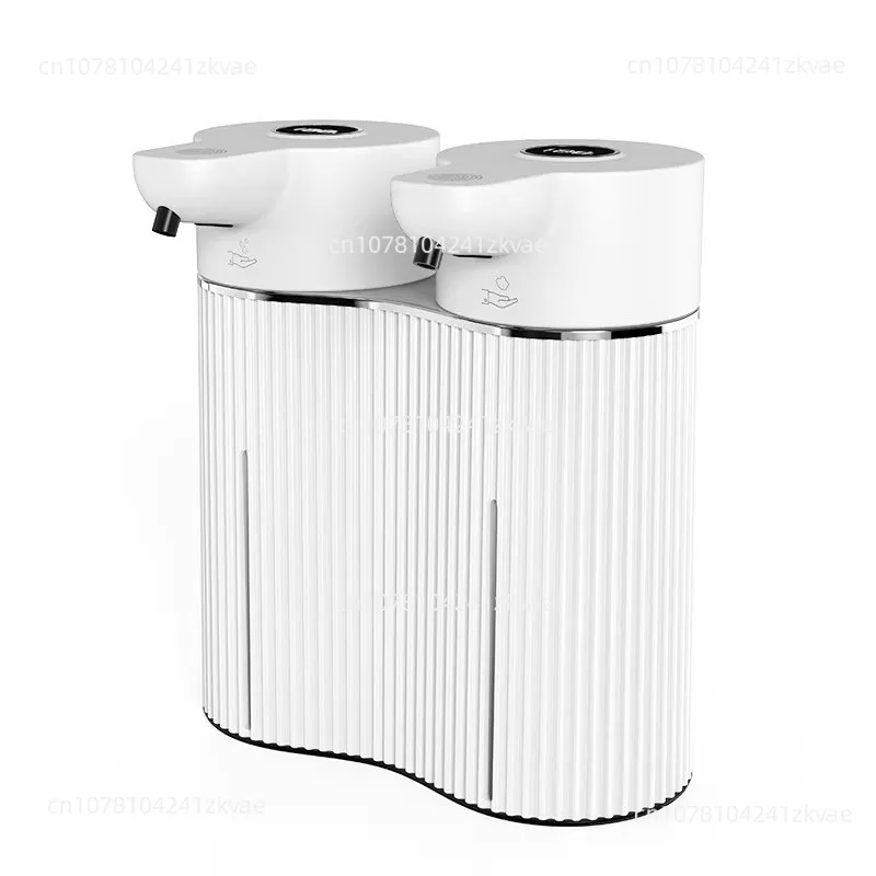 موزع صابون بمستشعر مزدوج الرأس، ماكينة غسيل يدوية من الفوم الكهربائي، مثبت على الحائط M11