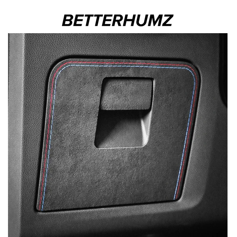 Betterhumz For BMW X3 G01 X4 G02 Car Interior Dashboard Storage Box Panel Trim Performance Made of Alcantara Sticker Accessories