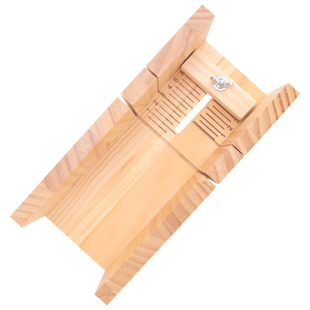 

A32P_Handmade Diy Soap Cutting Tool, Rubber Wood Adjustable Soap Cutting Device, Simple Soap Making Fixed Support Supplies