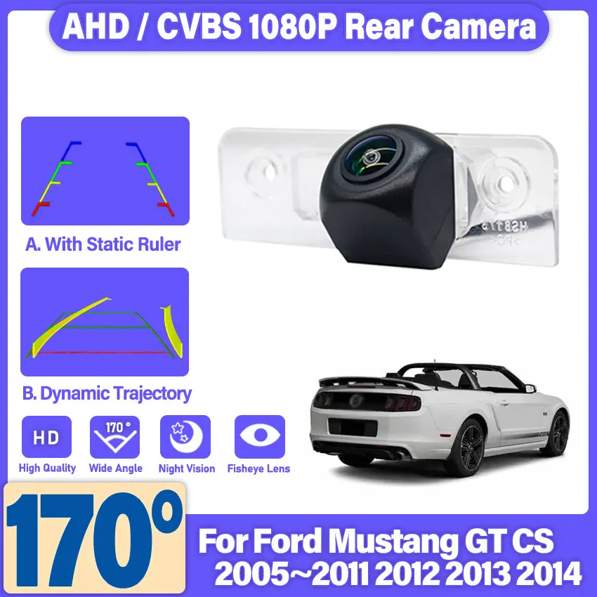 Reverse Car Camera For Ford Mustang GT CS 2005~2012 2013 2014 Full HD CCD Night Vision Waterproof Car Rear Reversing Camera