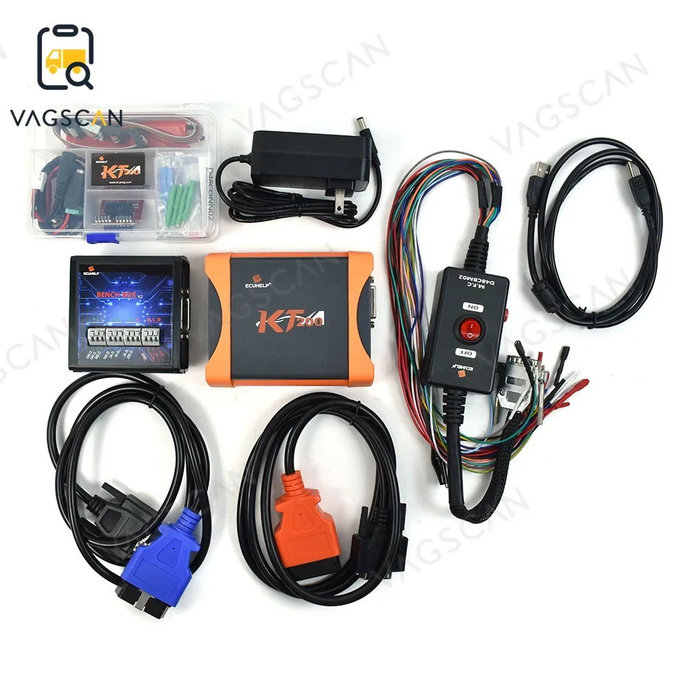 2023 PROGRAMMER Support ECU Maintenance Chip Tuning DTC Code Removal OBD2 Reading and Writing New models Added KT200 TCU ECU