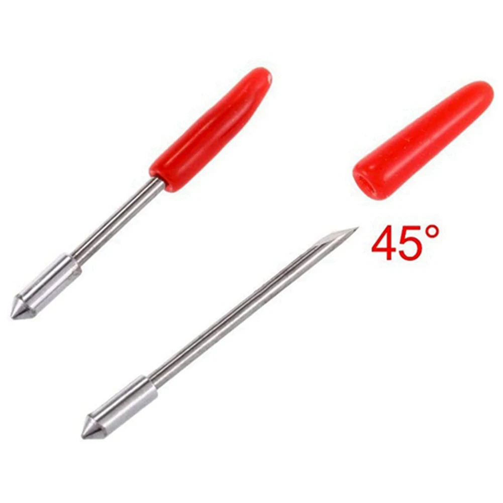 208 ~ Flash75 Stuks 45 Graden voor Graphtec CB09 Vinyl Cutter Plotterbladen CB09U Silhouette Cameo Craftrobo Snijmes 45 Graden