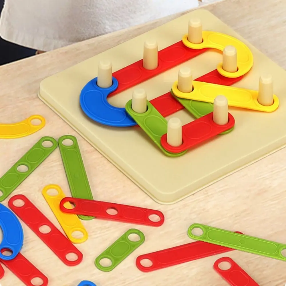 

Variable Shape Matching Column Toys DIY Handmade Toys Intelligence Puzzle Geometric Column Set 3D Puzzle Game Game Jigsaw Board
