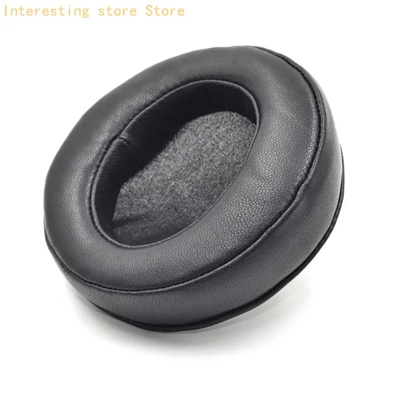 Kopfhörer-Ersatz-Ohrpolster, 1 Paar schwarze ovale Ohrpolster-Set, kompatibel mit Superlux HD681 HD668B HD672 55KC – Detail 10