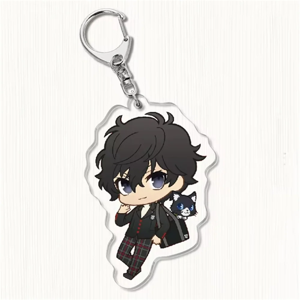 6CM Cute Anime Persona Acrylic Keychain Cosplay Q Version Characters Ornament Accessories Goods Collection Gifts