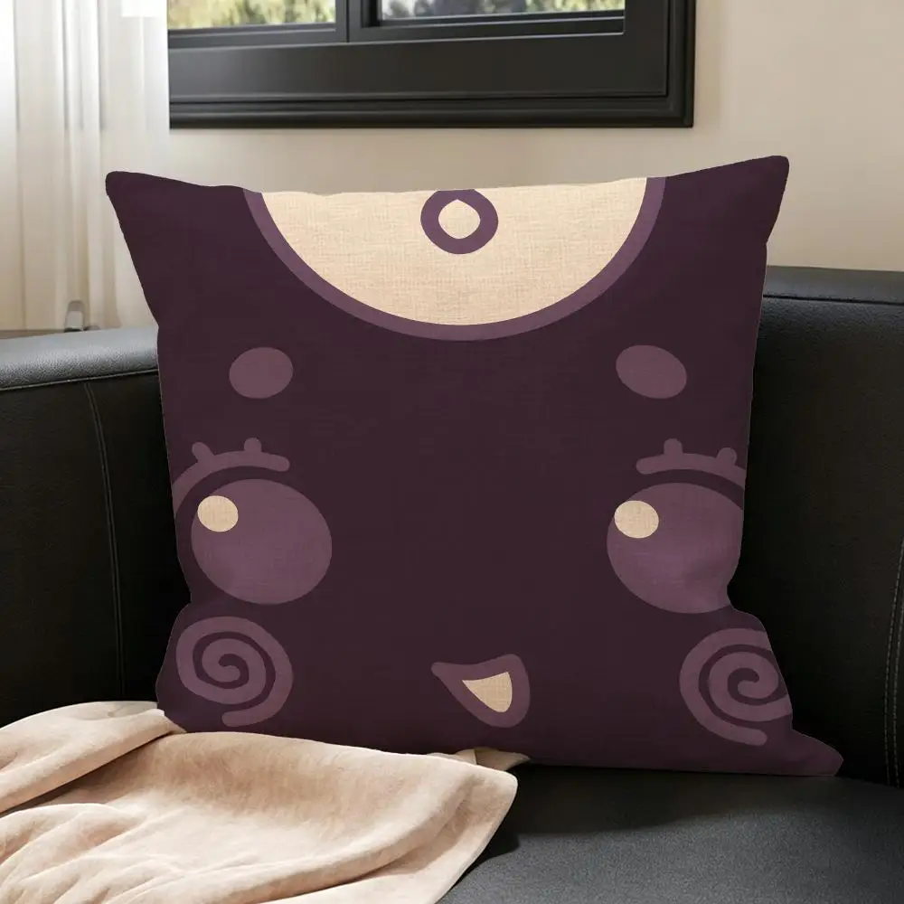Cushion Cover Natural Linen Pillowcase Set, All-in-One Decor for Sofa, Bedroom & Chair Anime D-Dandys W-World