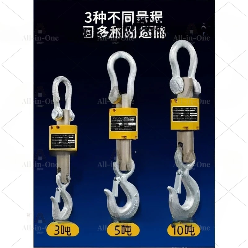 Hanging Scale 10 tons 5 tons waterproof belt printing crane scale