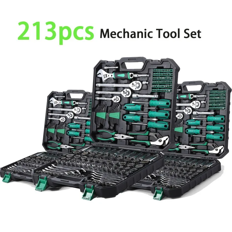 

Набор инструментов с торцевыми ключами, 213 предметов