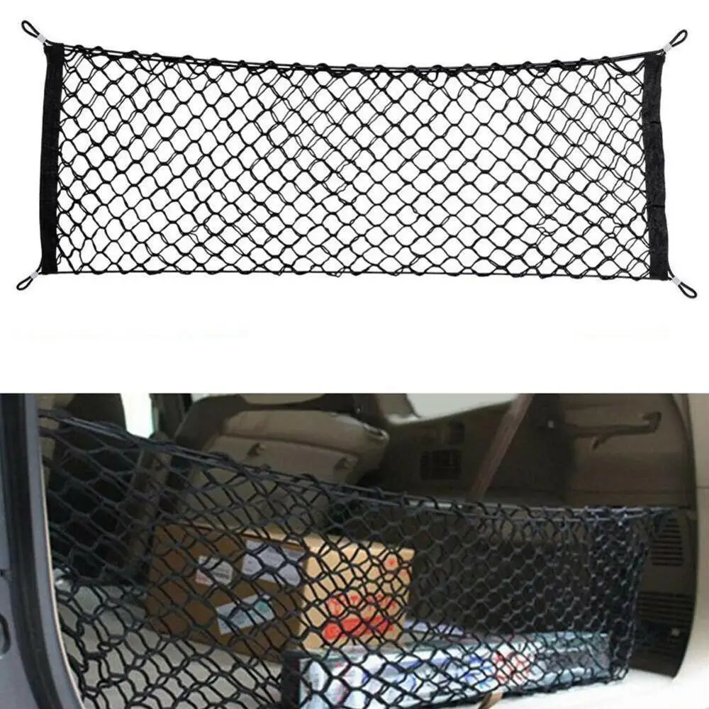 Podofo Car Trunk Net Pocket Car Fixed Bag Luggage Net Storage Bag Storage Net SUV Double Vertical Net